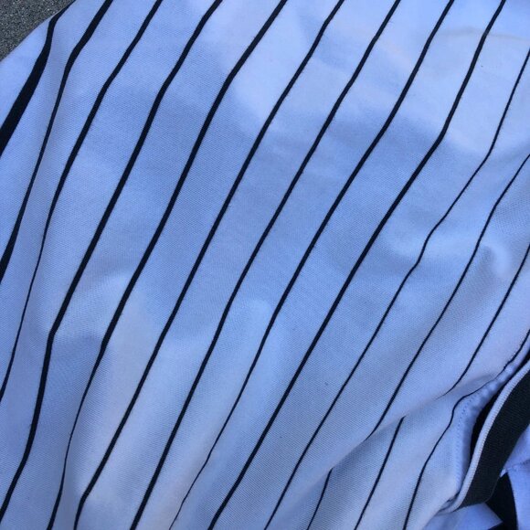 PUMA Striped Polo Shirt MEDIUM Short Sleeve Collar Mens - Picture 4 of 7